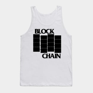 Blockchain inspired by Black Flag Tank Top